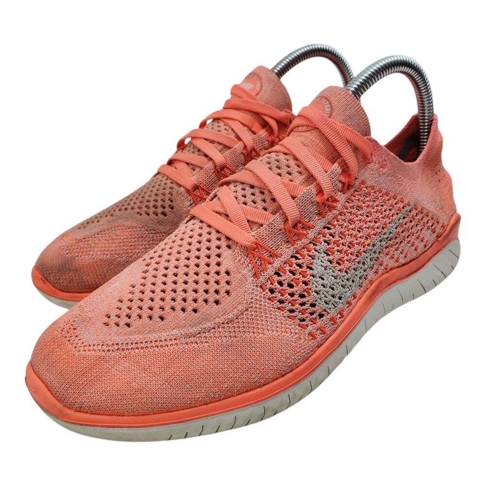 NIKE Shoes FREE RN FLYKNIT 2018 Womens Size 8.5 Crimson Pulse Running 942839-801